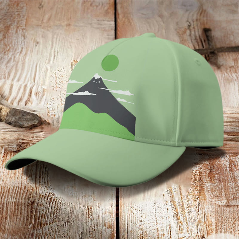 Dashingsoul Japanese Cat Art Print Cap