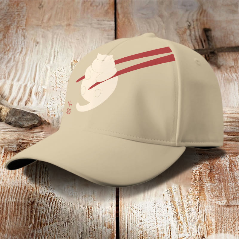 Dashingsoul Cat Dumpling Art Cap