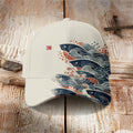 Dashingsoul Japanese Art Carp Print Casual Cap
