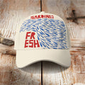 Dashingsoul Fresh Sardines Art Print Casual Cap