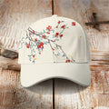 Dashingsoul Watercolor Pomegranate Flower Art Print Casual Cap