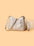 PU Leather Adjustable Strap Shoulder Bag