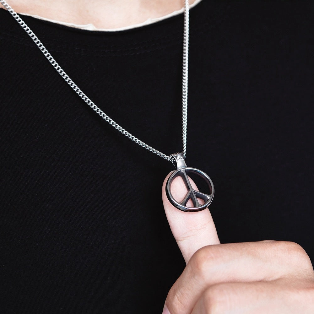 Peace Symbol Personality Cool Trendy Necklace And Pendant Accessories