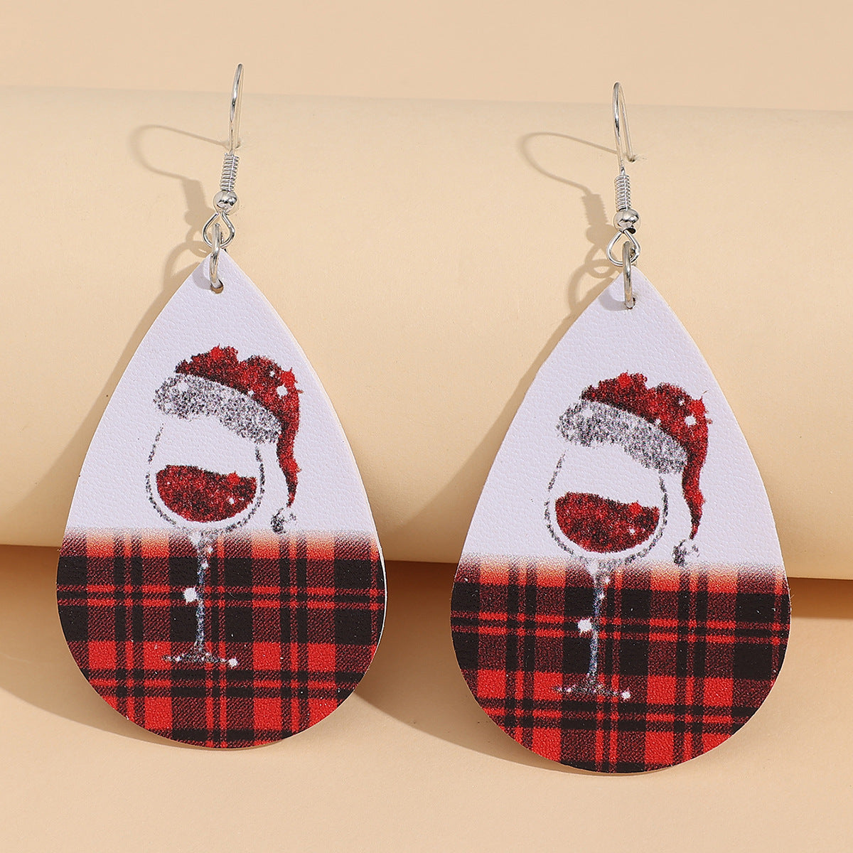 Hat Wine Glass Gradient Earrings