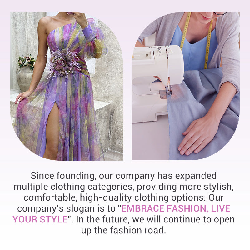 🌸Spring Specials💐 Multicolor Asymmetric Party Dress With Flower Details