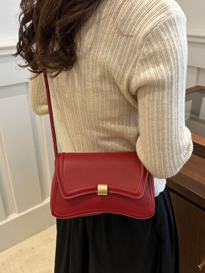Knotted Strap PU Leather Handbag