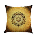 Featured Mandala Pattern Printed Flax Cushion Pillowcase