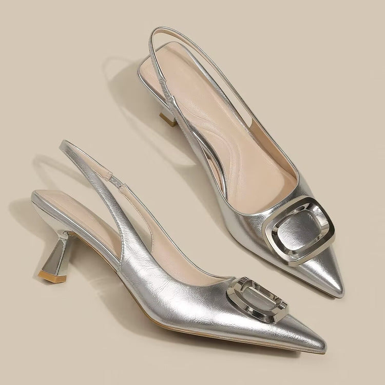 Slingback Pointed Toe Pumps