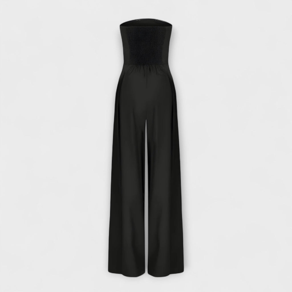 Amelie | Stylish Strapless Wide-Leg Jumpsuit