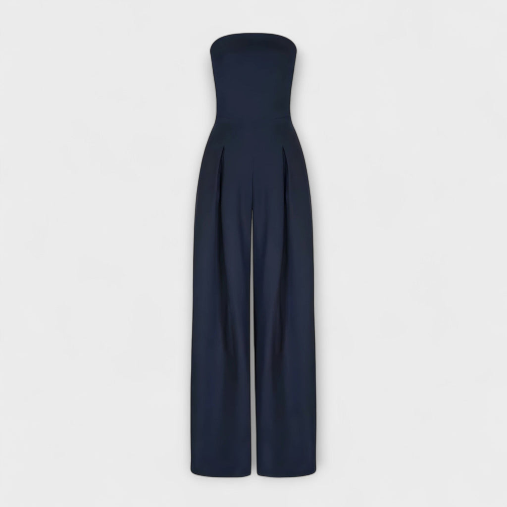 Amelie | Stylish Strapless Wide-Leg Jumpsuit