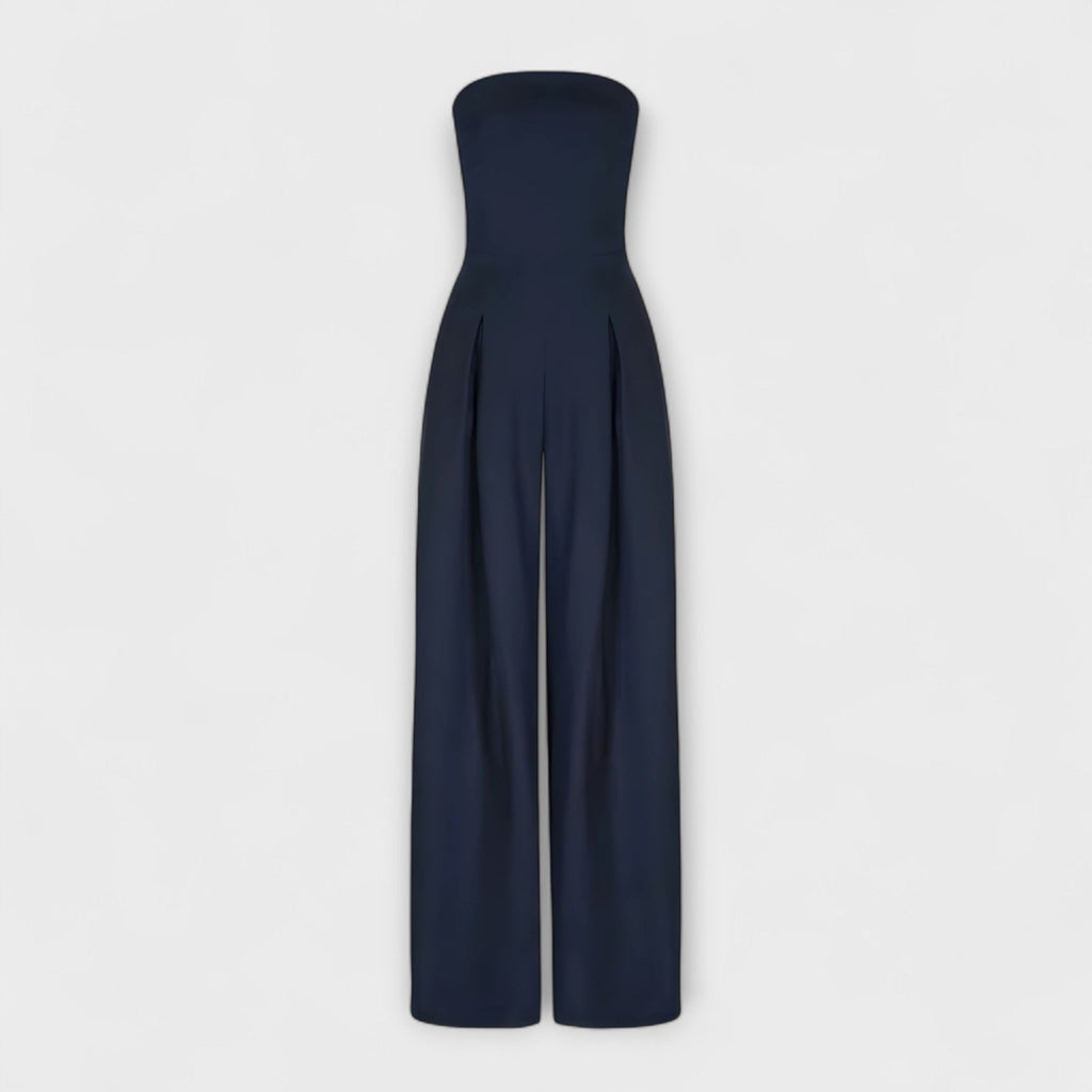 Amelie | Stylish Strapless Wide-Leg Jumpsuit