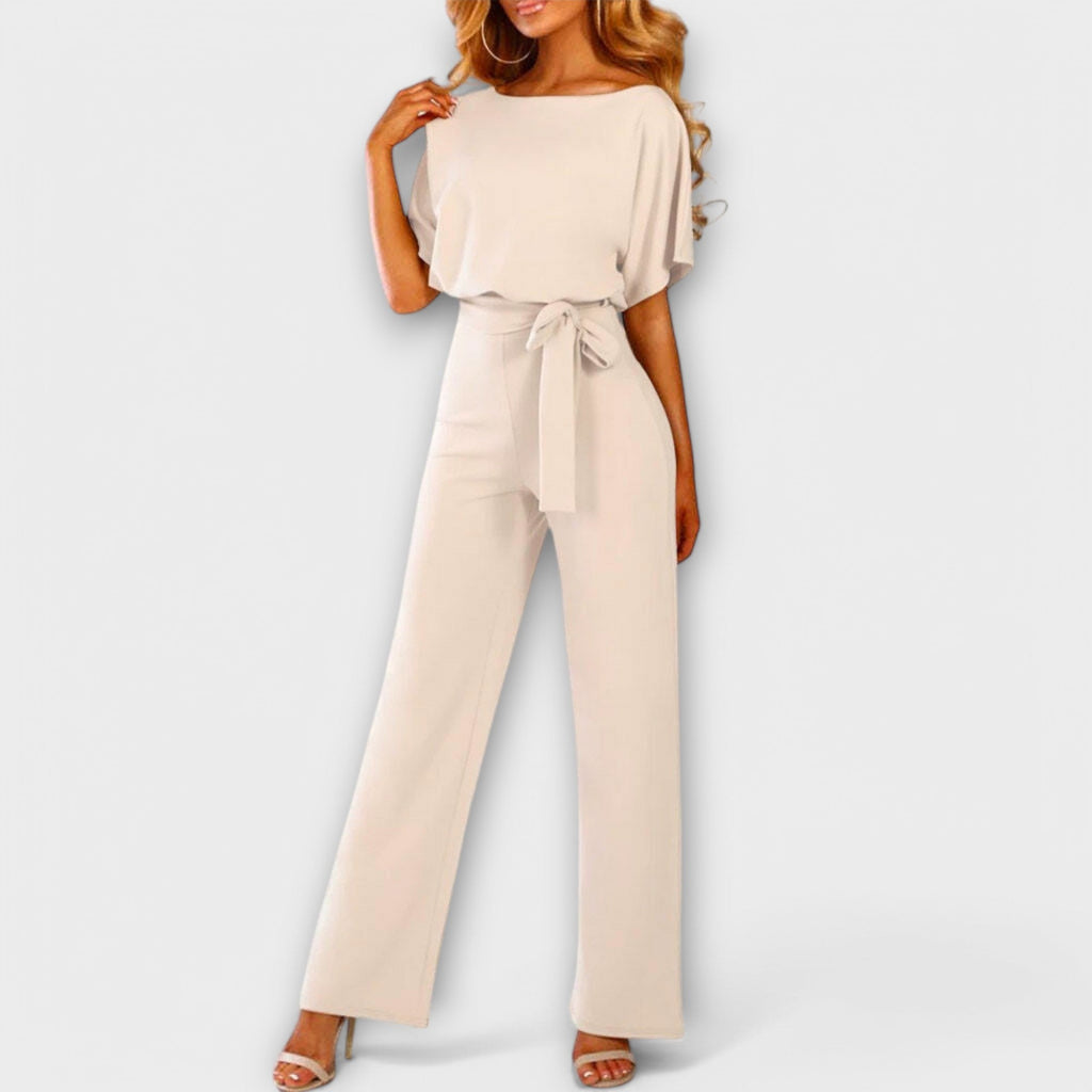 Jenny | Stylish Belted Wide-Leg Jumpsuit