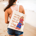 Featured Girl Old Hippies Don't Die Printed One-shoulder Bags