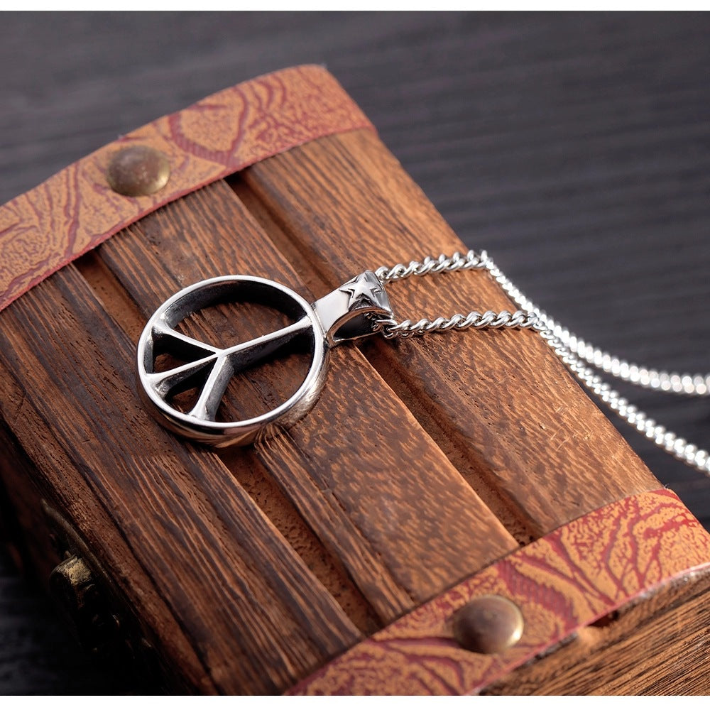 Peace Symbol Personality Cool Trendy Necklace And Pendant Accessories
