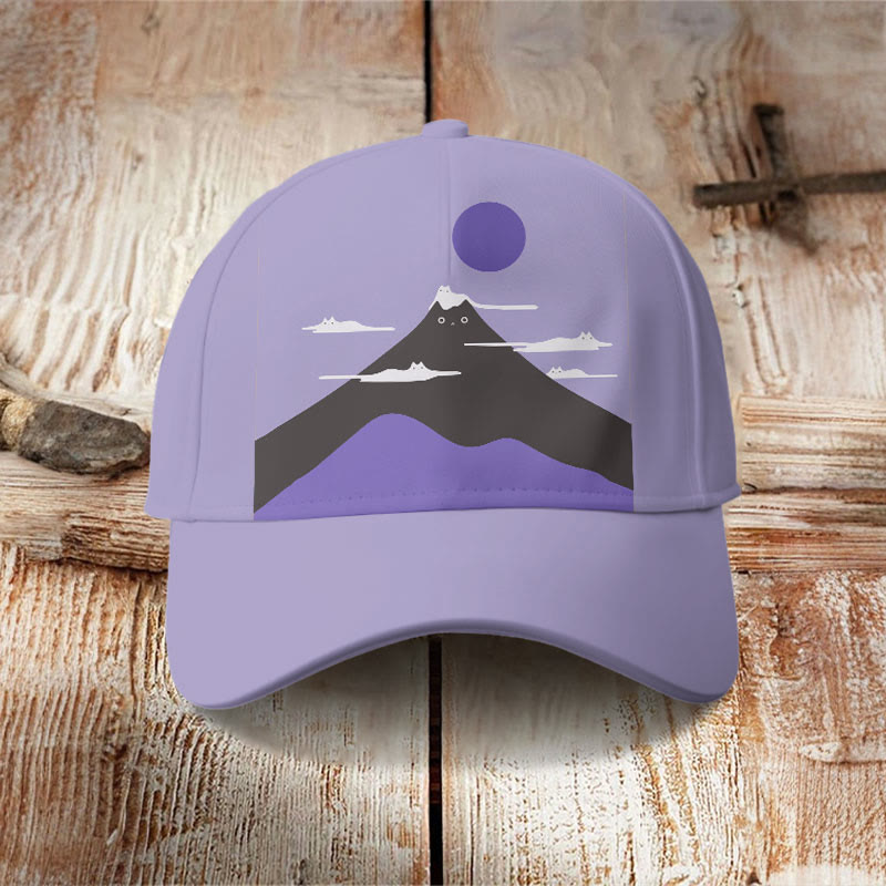 Dashingsoul Japanese Cat Art Print Cap