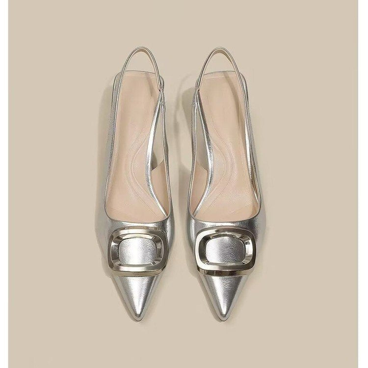 Slingback Pointed Toe Pumps