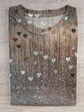 Heart Art Print T-shirt