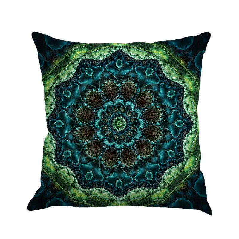 Vintage Mandala Floral Printed Cushion Pillowcase
