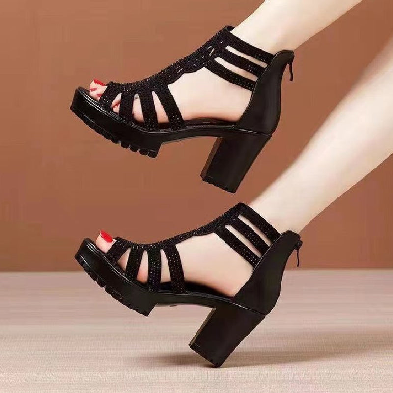 🌸Spring Specials💐 Women's Anti-Slip Peep-Toe Chunky Sandals