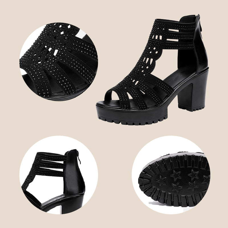 🌸Spring Specials💐 Women's Anti-Slip Peep-Toe Chunky Sandals