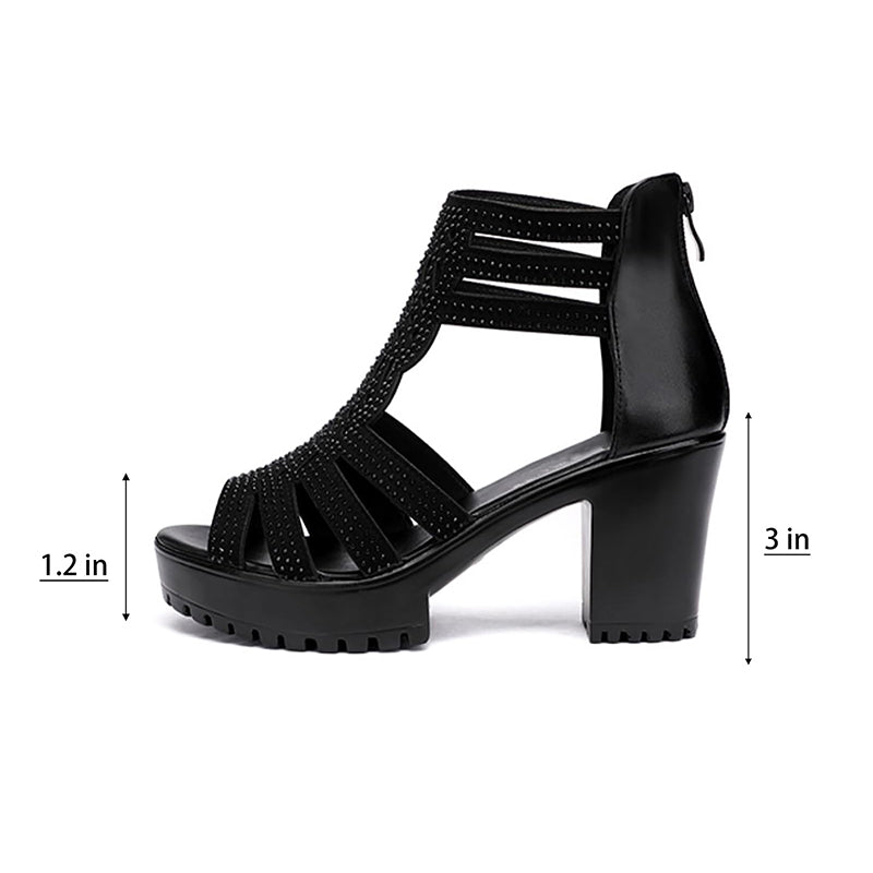 🌸Spring Specials💐 Women's Anti-Slip Peep-Toe Chunky Sandals