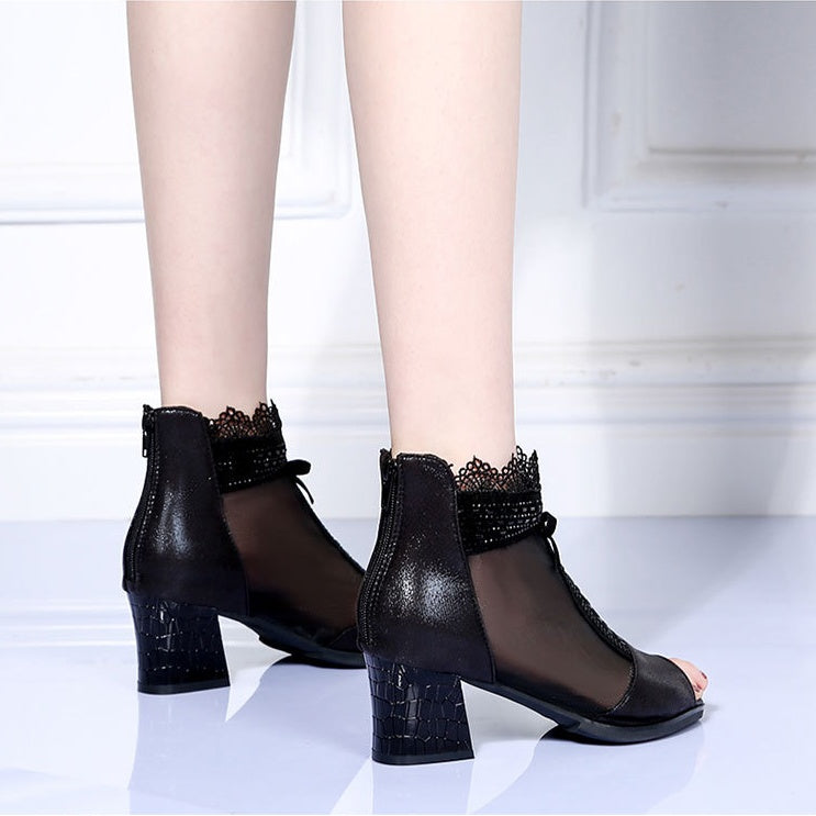 💞💞💞Women's Casual Open-Toe Mesh Sandals