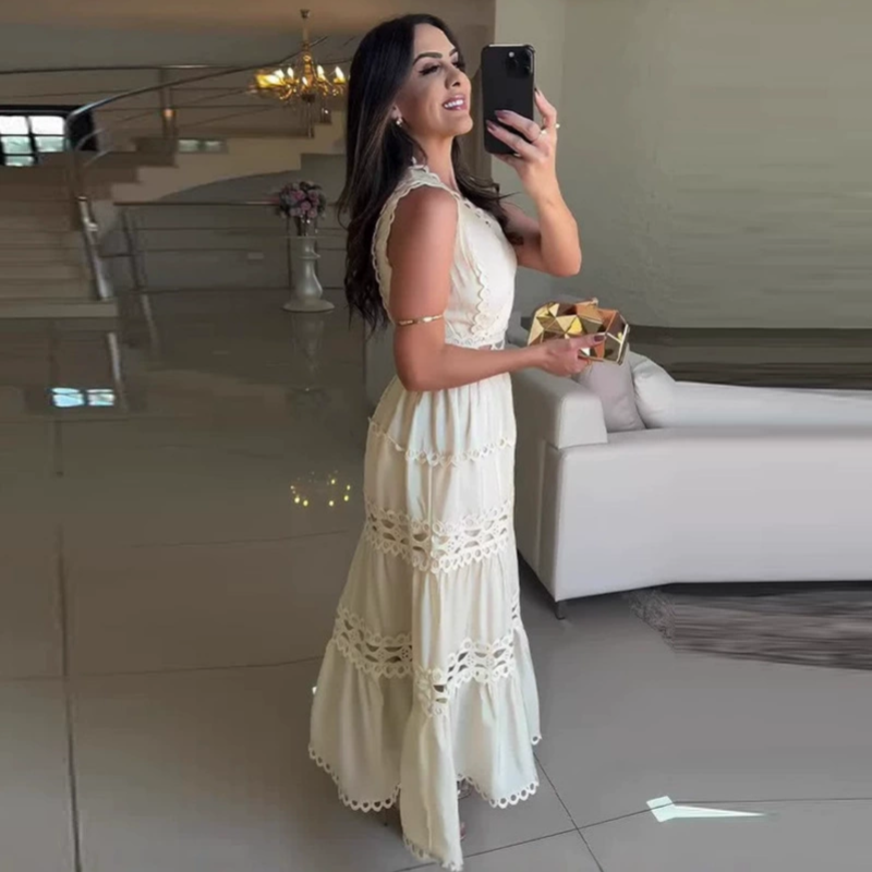 💕Limited Time 50% Off💕V-Neck Sleeveless Dress with Cut-Out