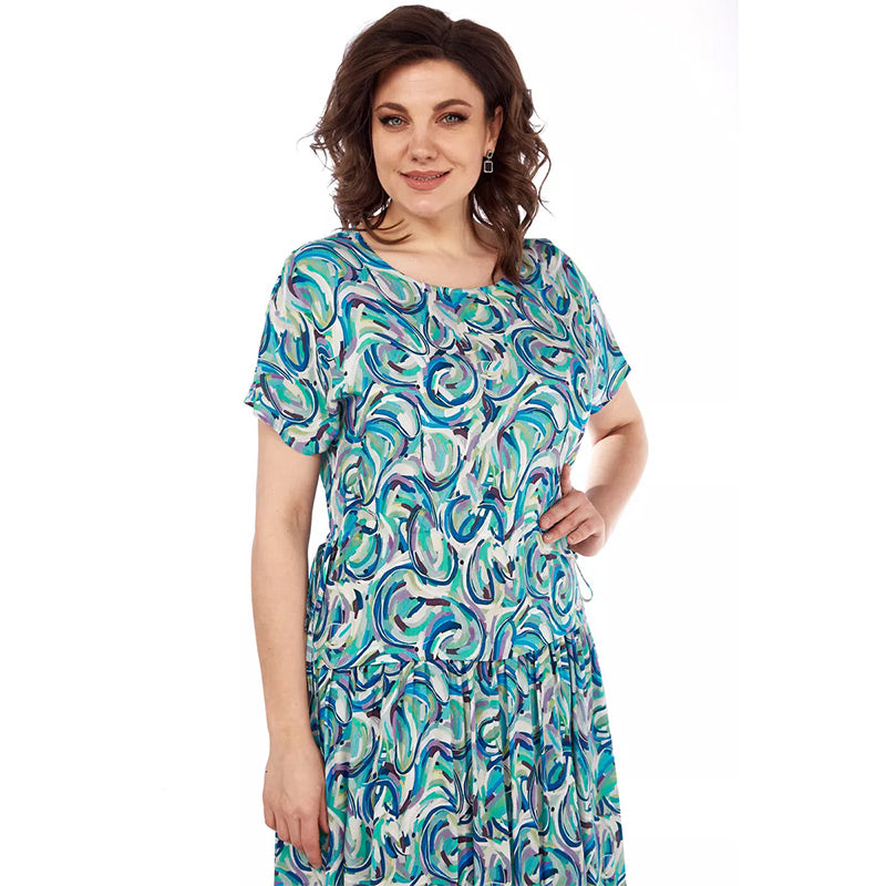 🎉Summer Patterned Chiffon Dress