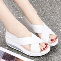 💞💞💞💞Women's Elegant Solid Color Thick Sole Lightweight Comfortable Sandals
